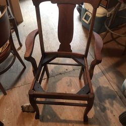 Antique oak chair