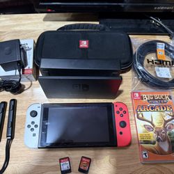 Nintendo Switch Original HAC-001(-01) 32GB Console W/ 3 Games Smash Bros Mario  Experience versatile gaming with the Nintendo Switch HAC-001, featurin