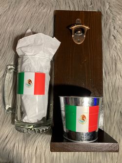 Mexico themed bottle opener set