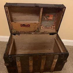 Antique Steamer Trunk