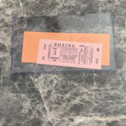 Original Muhammad Ali Vs Buster Mathis Tix