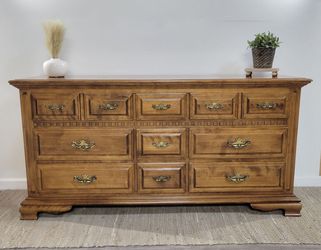 Breuner's Vintage Maple Dresser