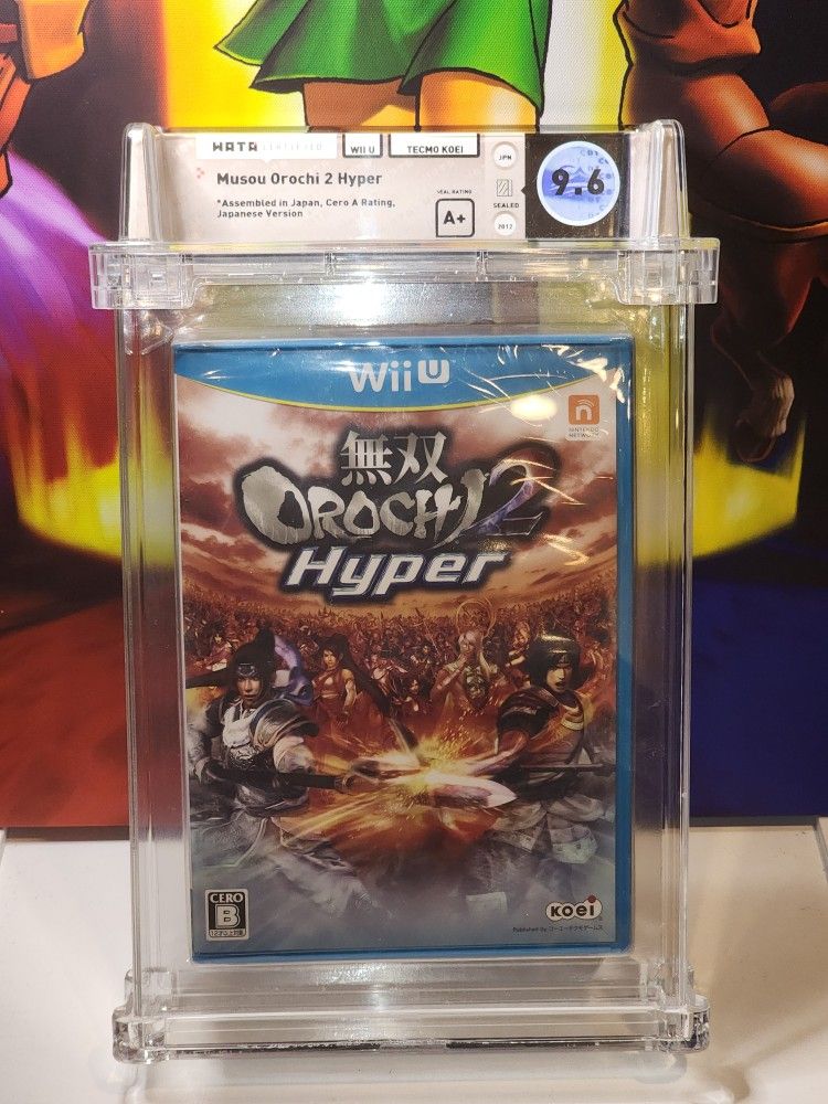 Musou Orochi 2 Hyper Nintendo Wii U WIIU Japan ver Koei Tecmo Games New & sealed