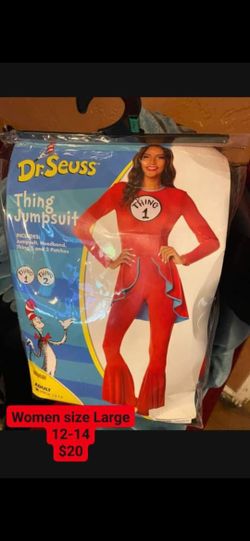 Thing 1 Or 2 Dr Seuss Halloween Costume Women