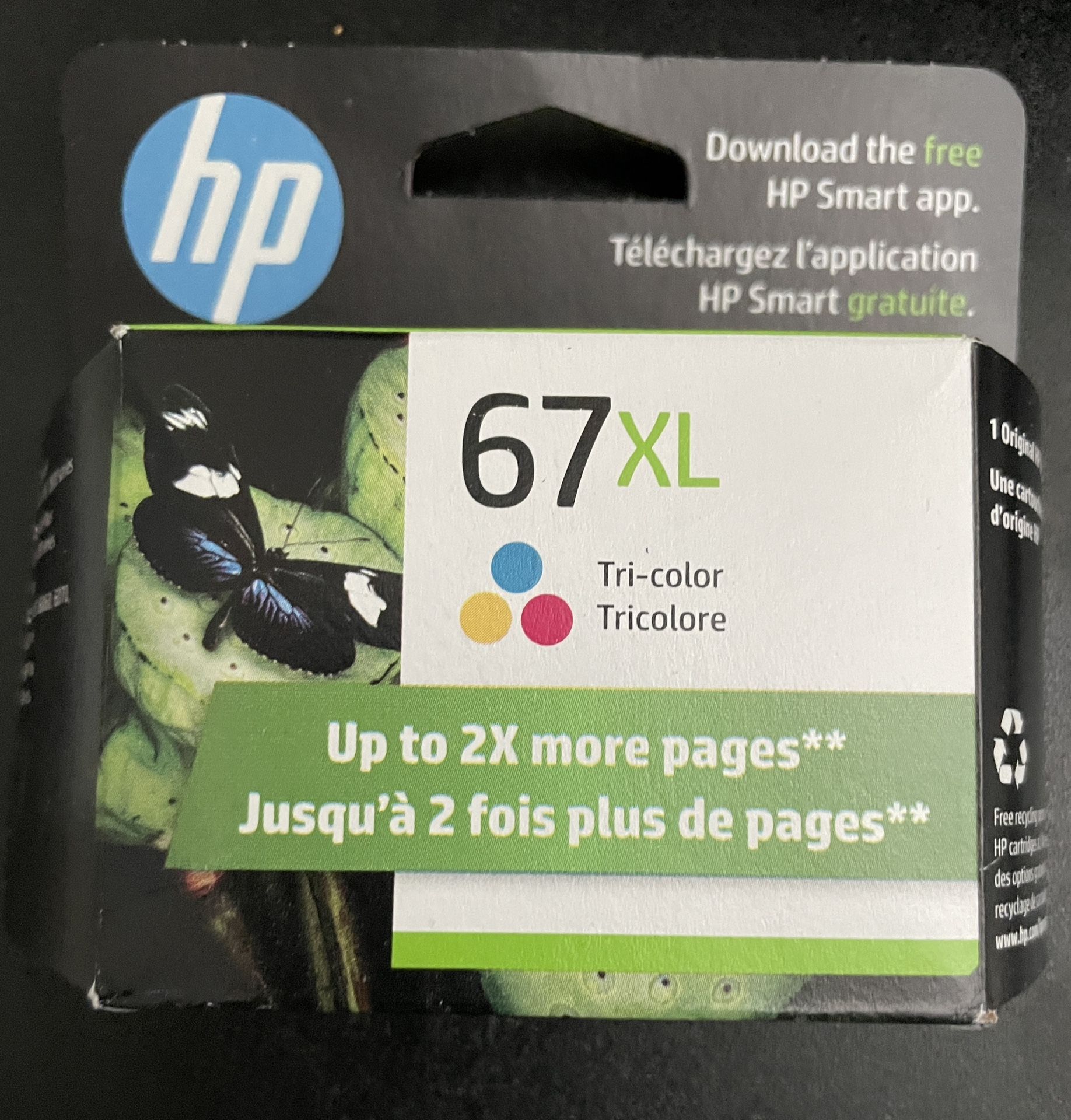 HP 67 XL Tricolor Cartridge Unopened NEW! Pick Up Only Downtown Sarasota