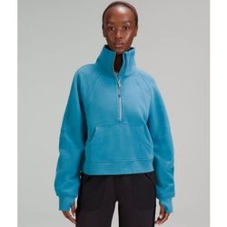 Lululemon Scuba Oversized Funnel Neck Half Zip 
