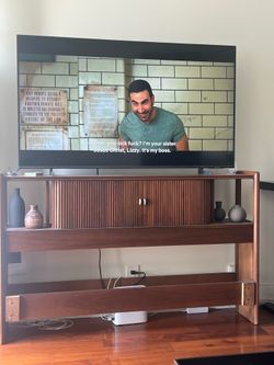 Mid-Century Modern Solid Wood TV Stand / Media Console