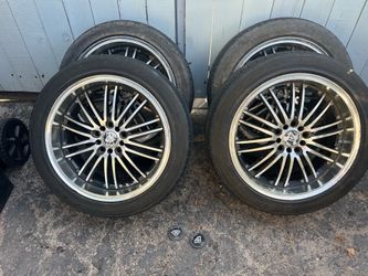 18" White Diamond w820 wheels honda civic toyota