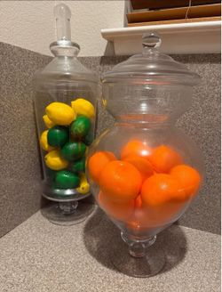 Glass jars home decor furniture