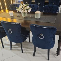 Dining Table,  Solid Wood,  Extendable Seats 8-10