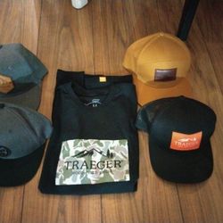 Traeger Hats And Shirt