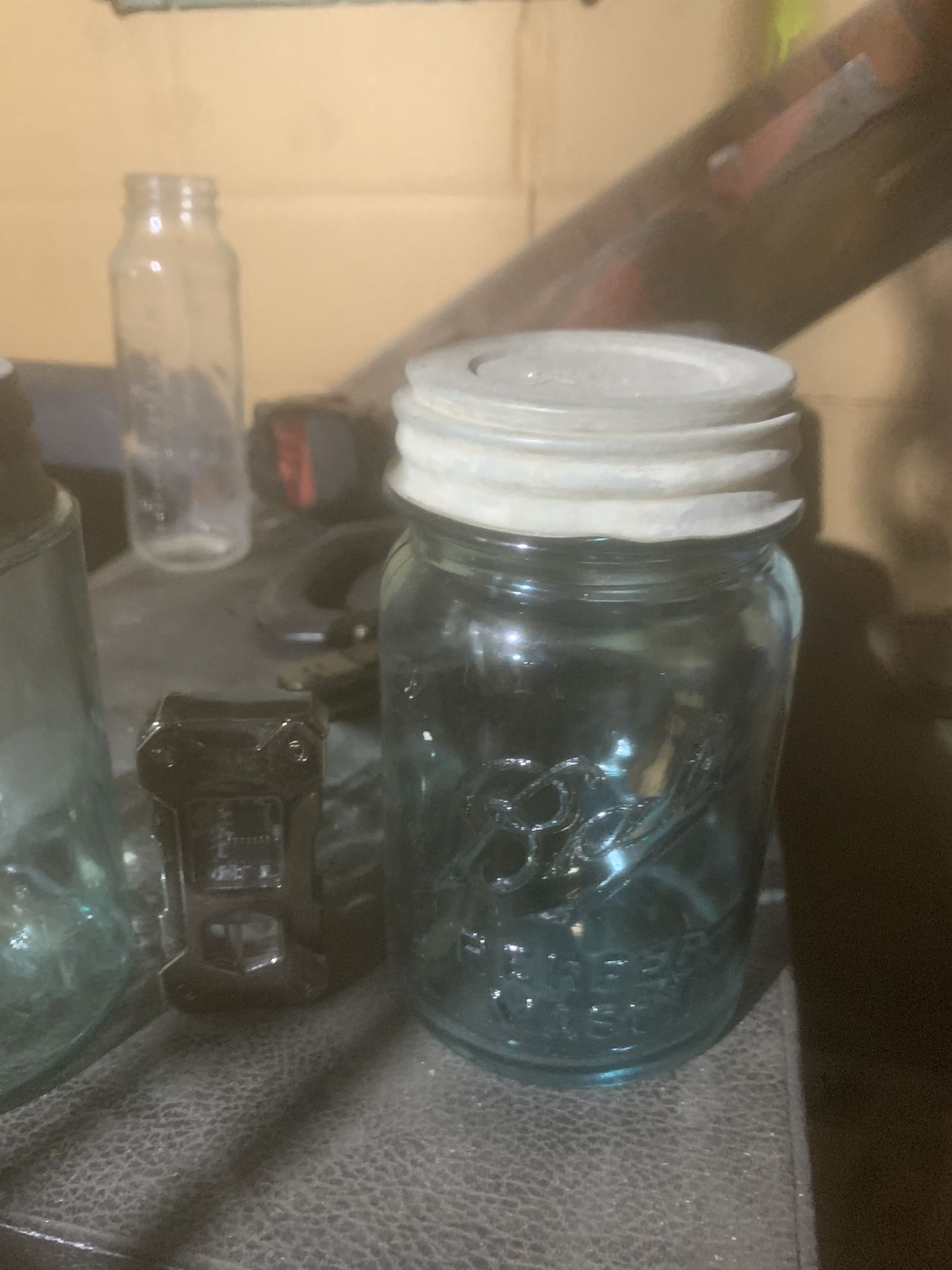 Vintage Green Ball Jar