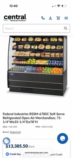 Refrigerated Open Air Merchandiser
