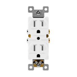 ENERLITES - Residential Grade 15A Tamper-Resistant Duplex Receptacle - WHITE