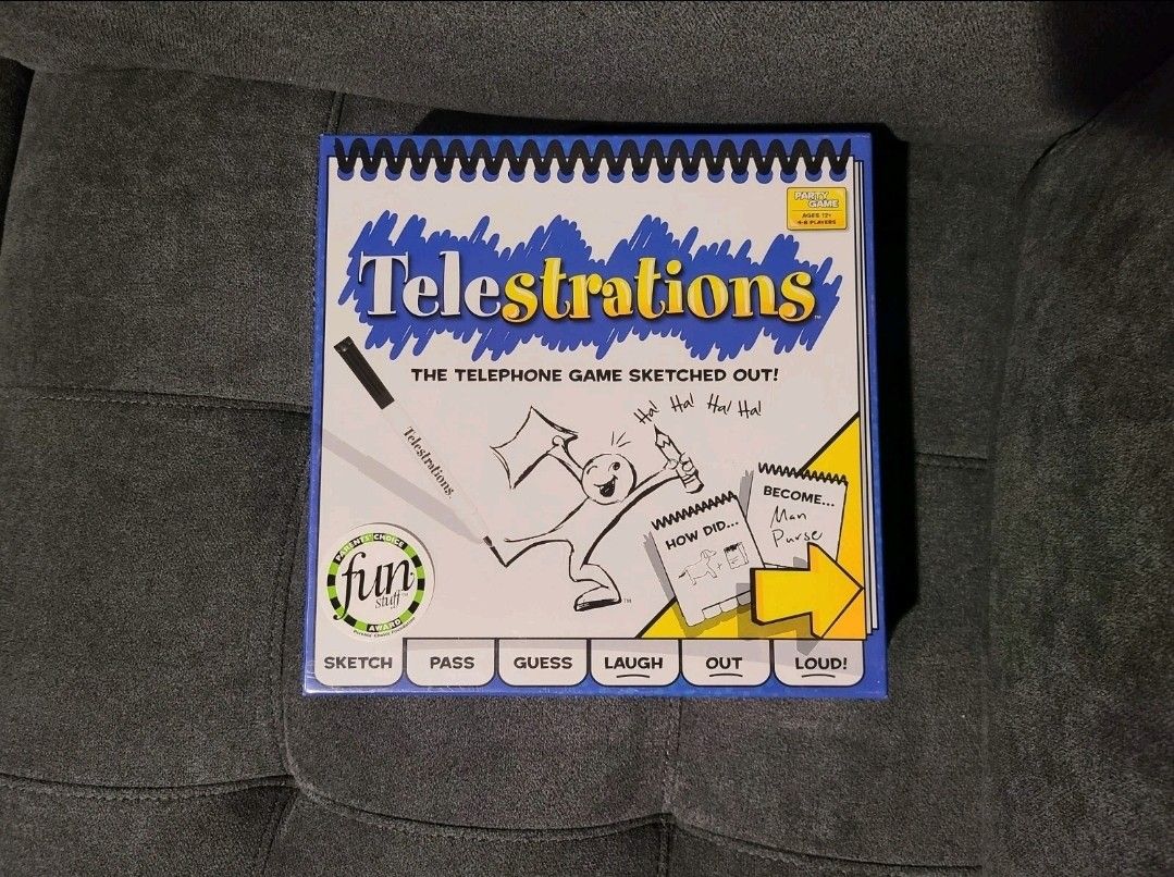Telestrations Family Board Game by USAopoly - NEW, FACTORY SEALED, Game Night