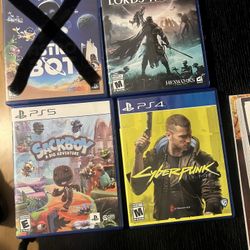 PS5 Games SACKBOY, CYBERPUNK, LORDS OF THE FALLEN