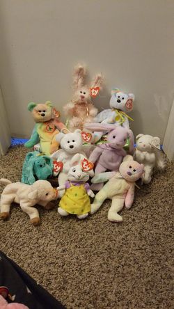 Easter beanie babies