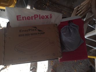 ENERPLEX..Inflate Travel Bed With Higth Speed Pump  Portable Air Mattress For Kids..weight  Limit 150pounds
