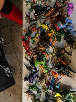 Toy dinosaurs