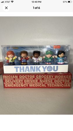 Pandemic Fisher-Price Limited Edition HEROS Toys- Collectors Item Or Play-