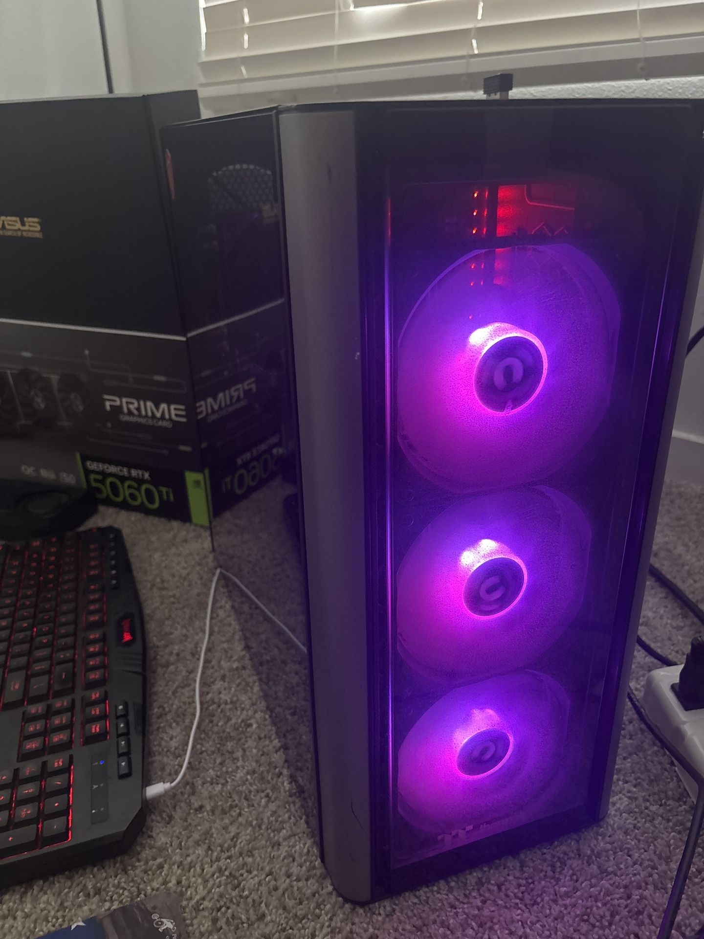 Gaming PC – i5-9600K – RTX 5060 Ti – 32GB RAM – 1TB NVMe – RGB – BONUS GPU