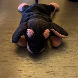 Beanie Baby Dog “Doby” RARE and RETIRED