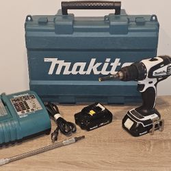 Makita 18V Drill Set w/ Charger & Batteries 