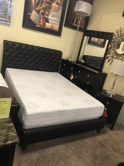 4pc Tufted Bedroom set (mattress sold separately)