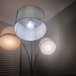 3 Drum Tall Lamp