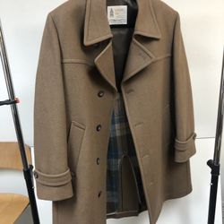 Brown Pea Coat 42R