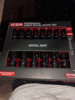 ICON 14 pc PROFESSIONAL IMPACT SWIVEL SOCKET SET