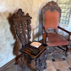 Antique Chair Throne 