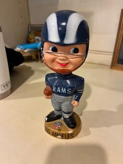 1960s Los Angeles Rams "Doll Face" / Square Base Nodder