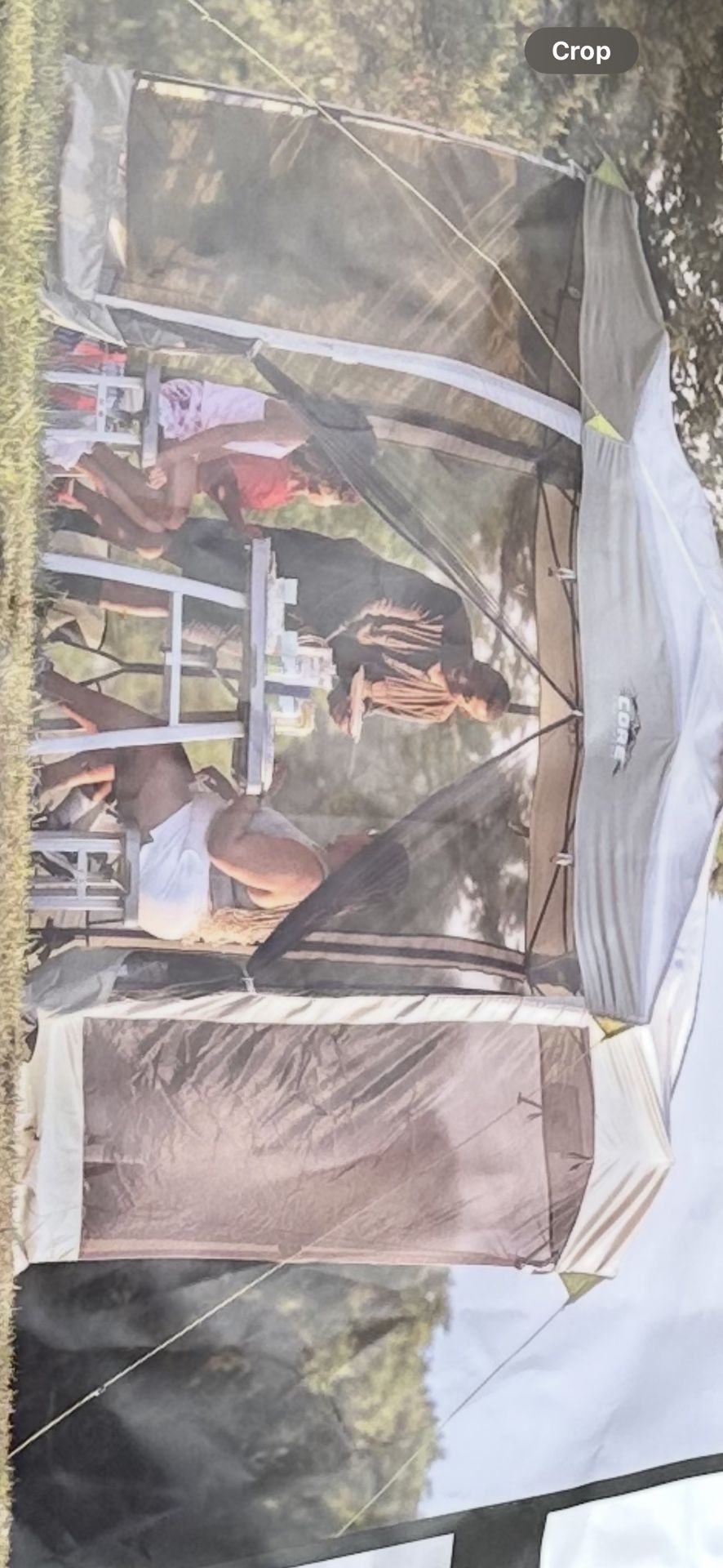 Core Center Push Mesh Screen