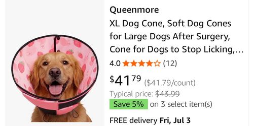 XL Soft Dog Cone