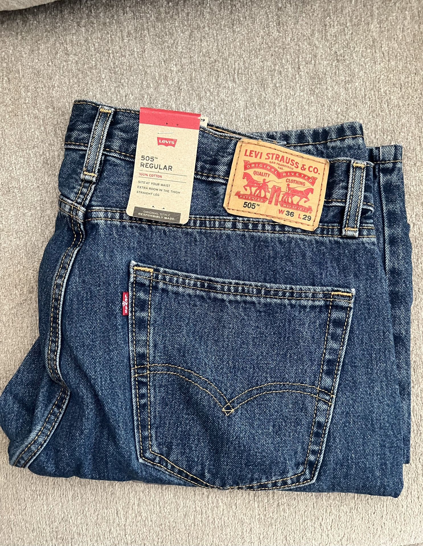 Men’s. Jeans 505 REGULAR LEVIS 👖