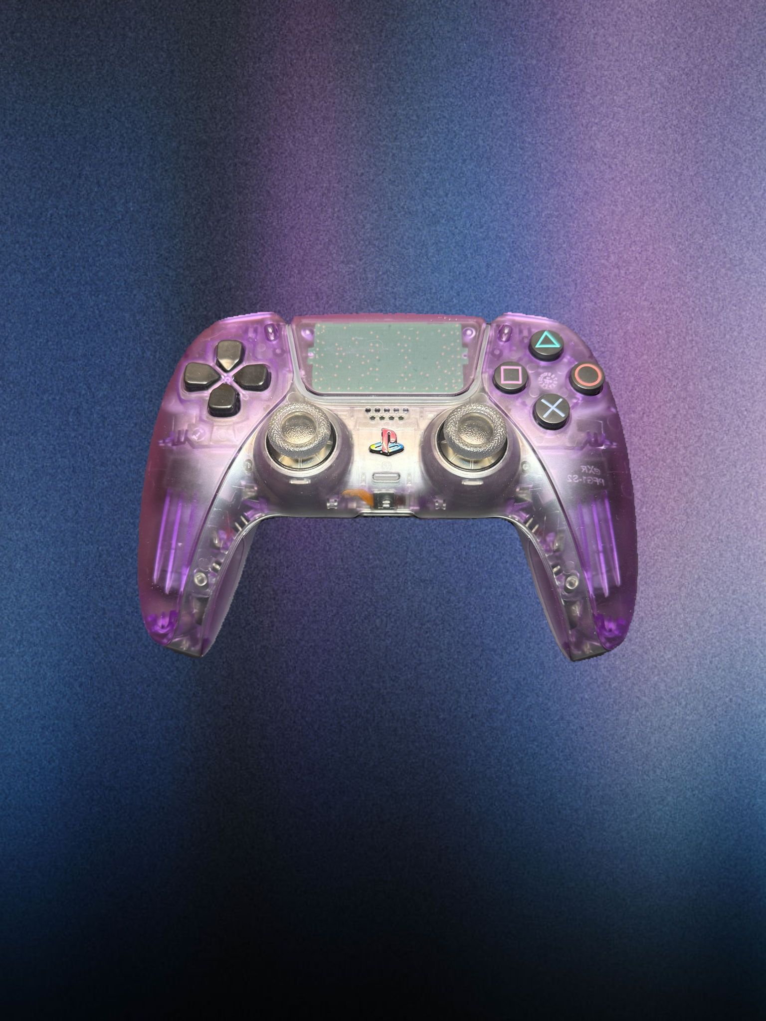 TMR Anti-Drift Clear Purple And Black PS5 Controller