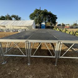 Stage up to 28x16 ft & 4+ ft tall for sale (14 Panels + 6 Extra) 