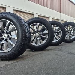 Wheels 20 6 Lugs Chevy Stock Tires 90%