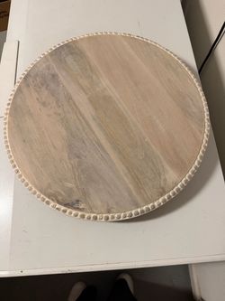 Wooden lazy Susan