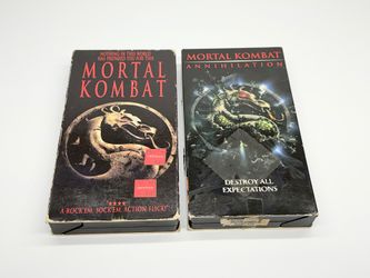 Mortal Kombat & Annihilation 2 VHS Lot 1995 & 1997 **Originals