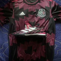 Mexico Jersey And Shoes