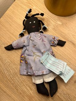 Vintage Black American Folk Rag Doll