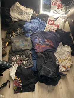 Bag of vintage cloths