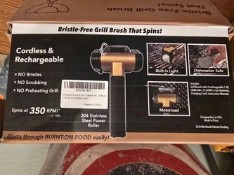 Electric BBQ brush