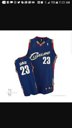 Adidas LeBron James rookie Jersey