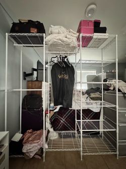 Large tall clothing rack