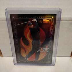 2021 Skybox Metal Universe Champion Tiger Woods