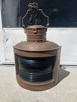 Maritime Antique brass starboard Perko Navigation Lantern
