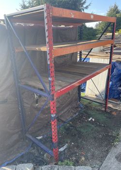112 Inch Tall Pallet rack With 2 Uprights And 8 11 Foot Beams (no Wood Included)